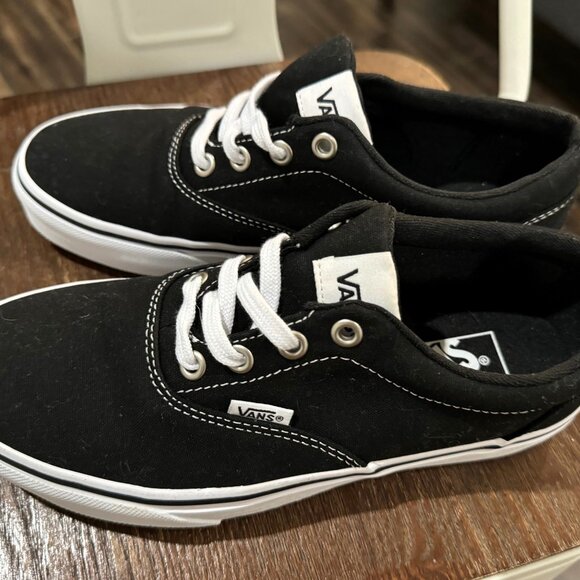 NEW VANS Authentic Black Shoes W6/36 - Picture 10 of 10